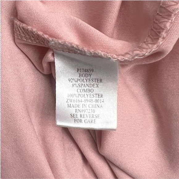 Almost Famous Off The Shoulder Lace Pink Floral Top - Size Small - Picture 8 of 14